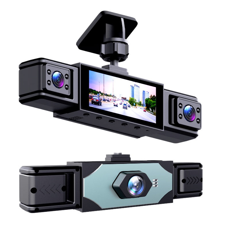 1080P High-definition Driving Recorder With Four Lenses, High-definition Night Vision, Front, Back, Left, Right Recording