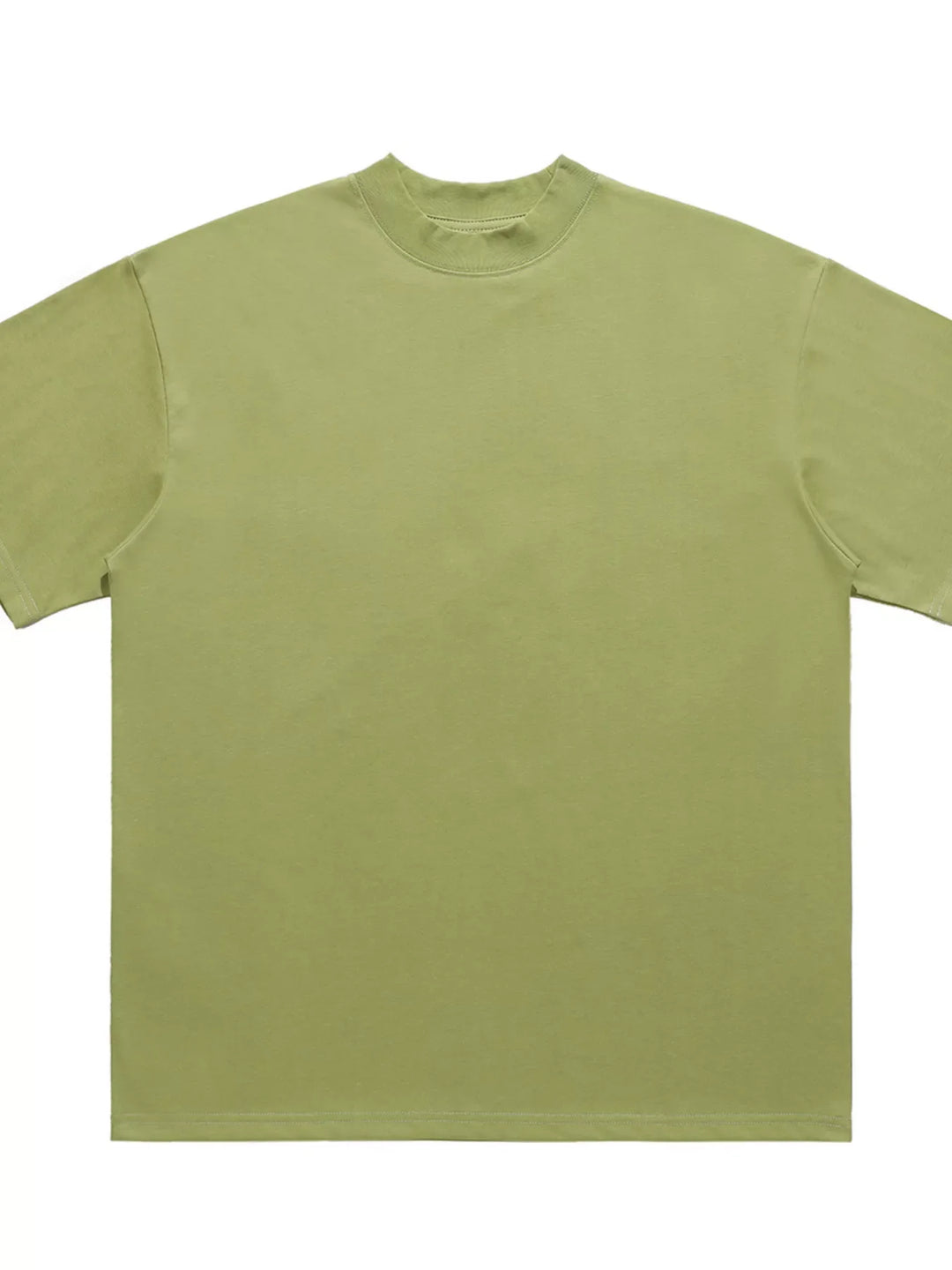 Men's Oversized Solid Color Crew Neck T-Shirt