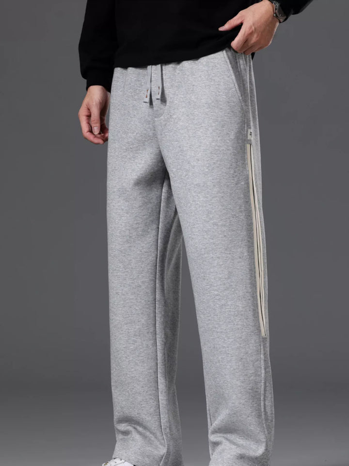 Men's Casual Striped Wide Leg Pants