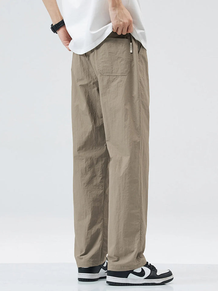 Men's Full Size Lightweight Wide Leg Casual Pants  Plus Size