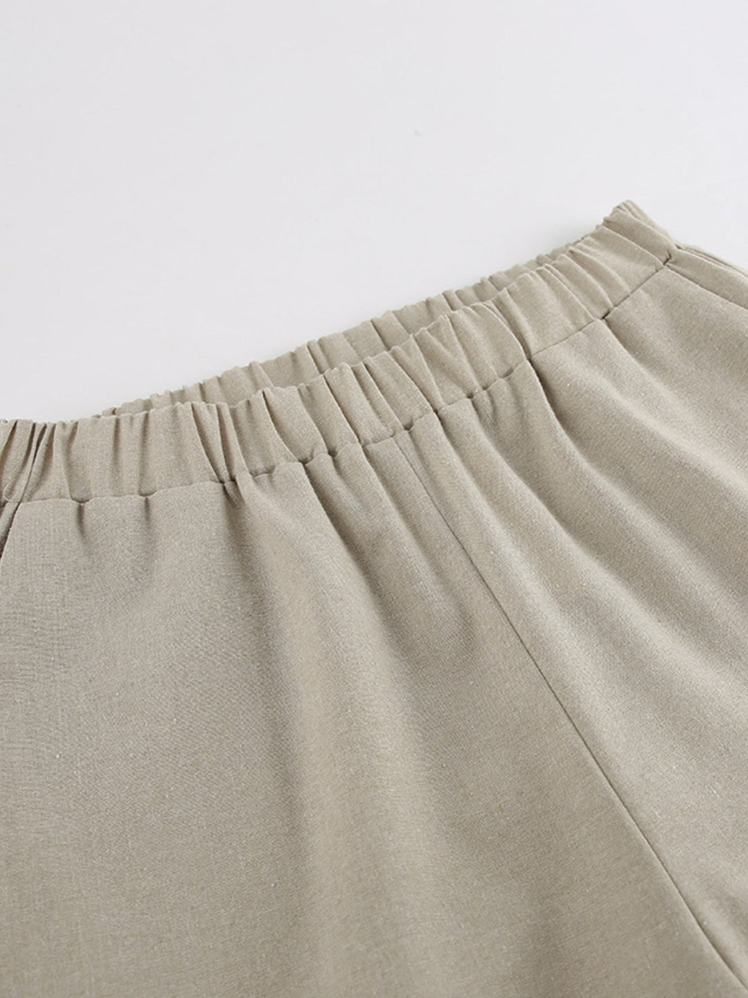 Cutout Tank and Wide Leg Pants Set