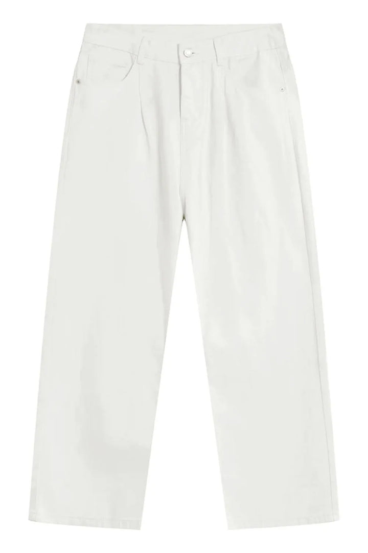 Wide Leg Jeans with Pockets