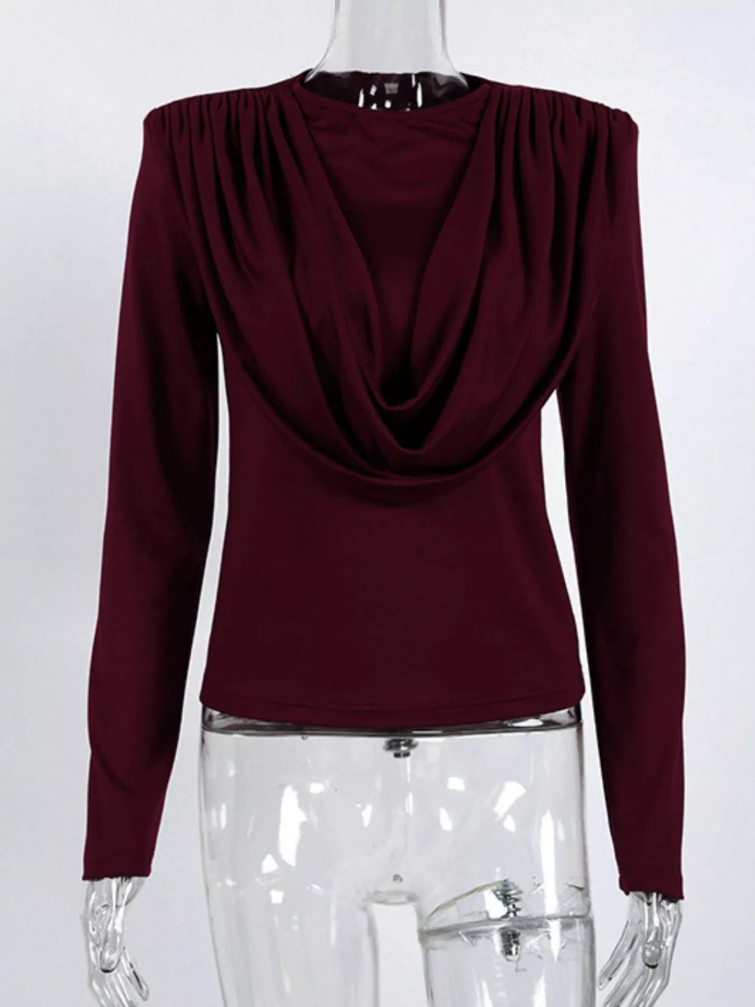 Ruched Long Sleeve T-Shirt
