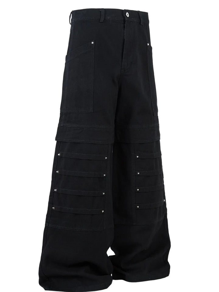 Men's Wide Leg Cargo Jeans