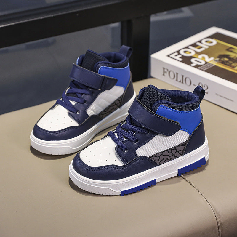 Children's Sneakers High-top Boys' Sports Casual Shoes