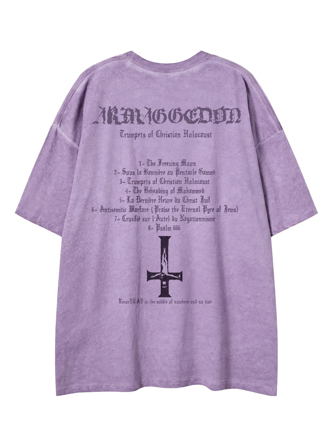 Men's Vintage Washed Graphic Oversized T-Shirt