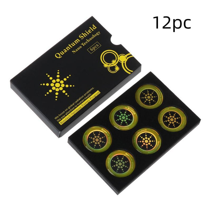 Cell phone radiation protection stickers