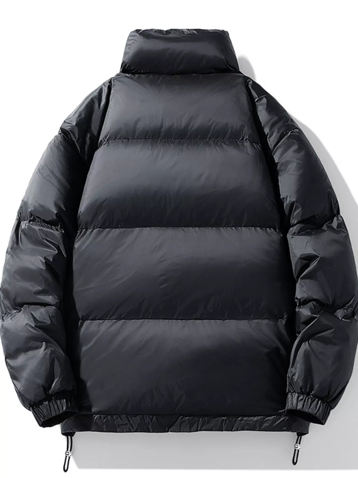 Men's Plus Size Zip Up Winter Puffer Jacket