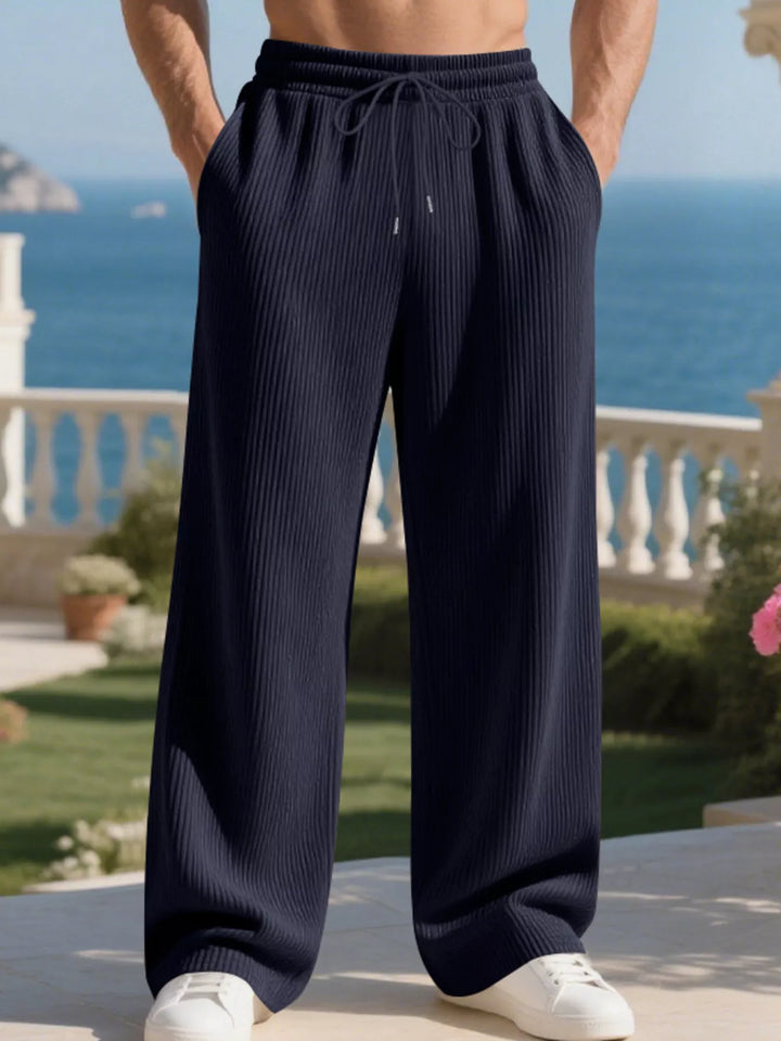 Men's Full Size Relaxed Fit Drawstring Pants Plus Size