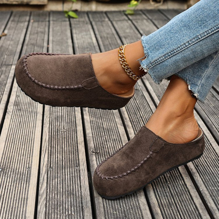 Round Toe Slip-Ons