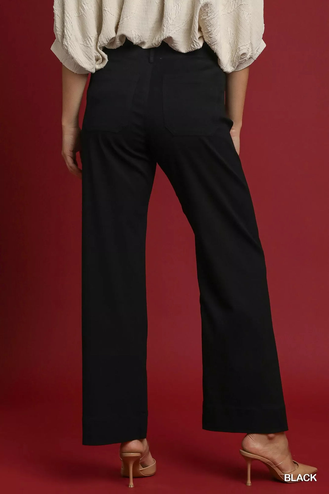 Umgee Button Stretched Pants