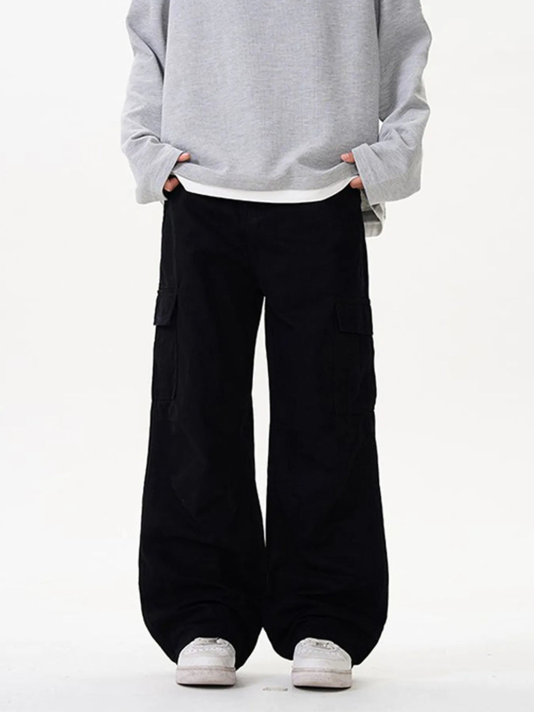 Men's Wide Leg Cargo Pants