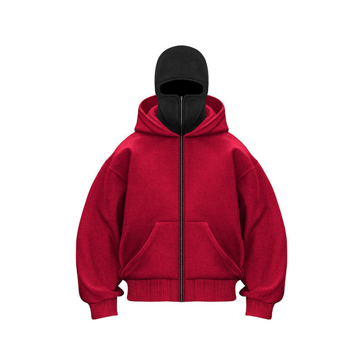 Men's And Women's Double-headed Zipper Hoodie