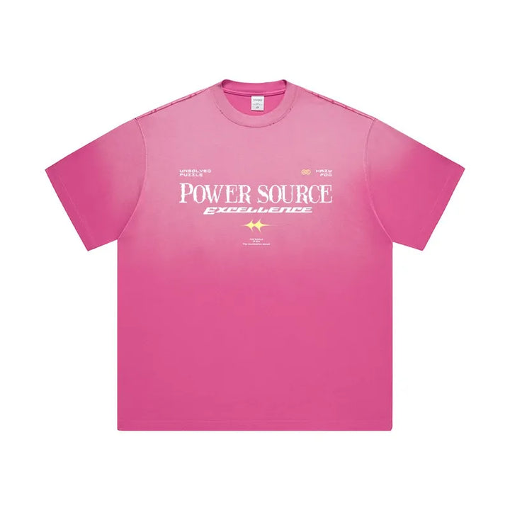 Men's Letter Graphic Round Neck Short Sleeve T-Shirt
