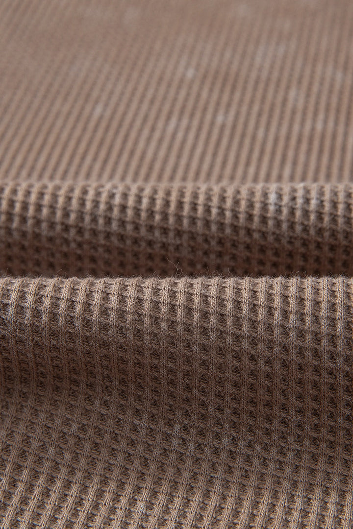 Button Detail Long Sleeve Top