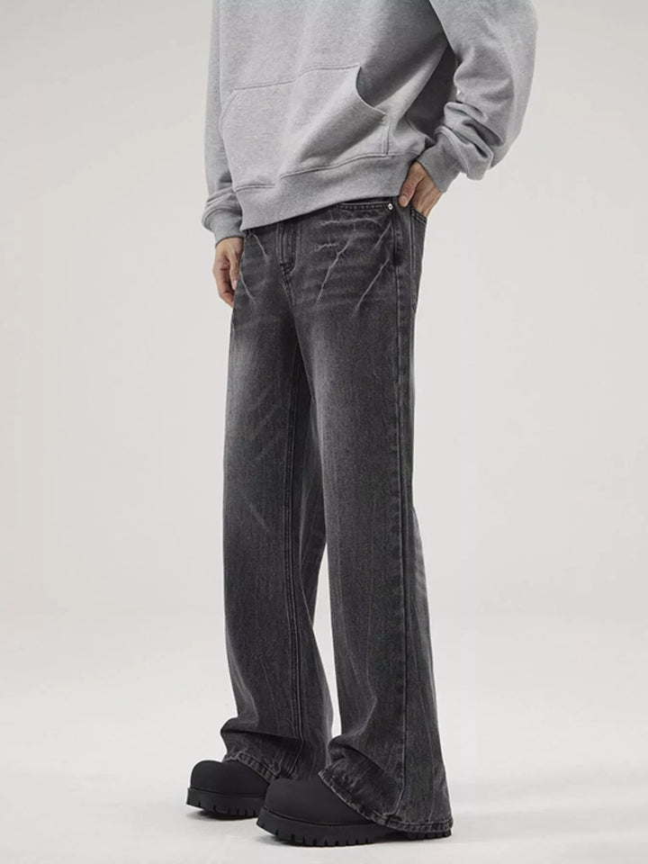Men's Full Size Wide Leg Jeans Plus Size