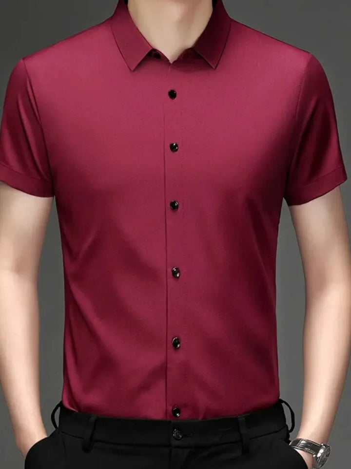 Men's Button Up Short Sleeve Shirt