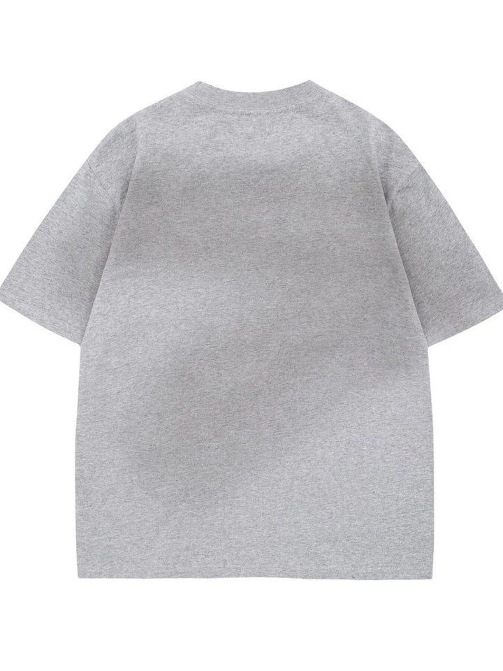 Men's Letter Graphic Round Neck Short Sleeve T-Shirt