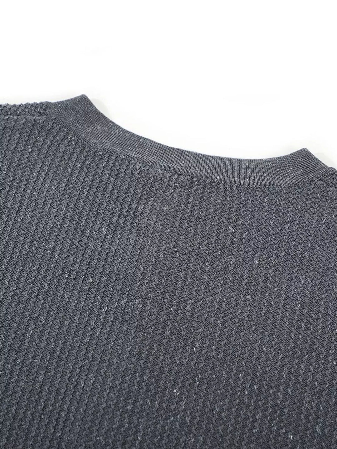 Men's Textured Knit Short Sleeve Top