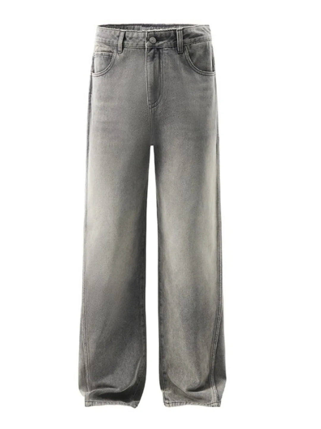 Men's Wash Wide Leg Jeans