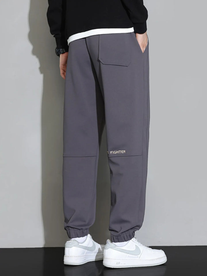 Men's Plus Size Casual Jogger Pants with Drawstring