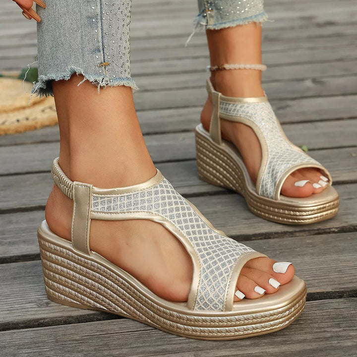 Open Toe Wedge Sandals