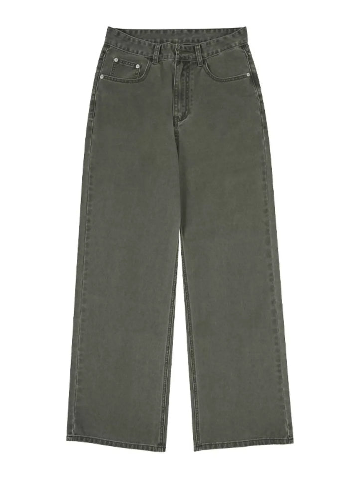 Men's Full Size Wide-Leg Pants Plus Size