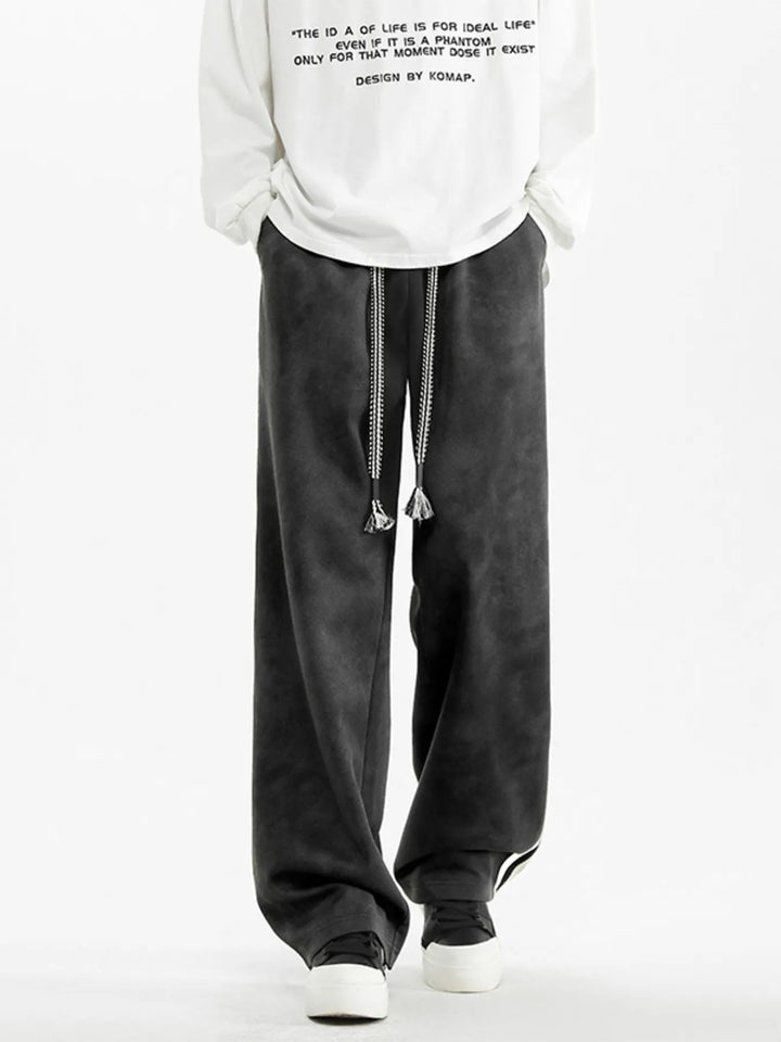 Men's Plus Size Drawstring Loose Fit Pants