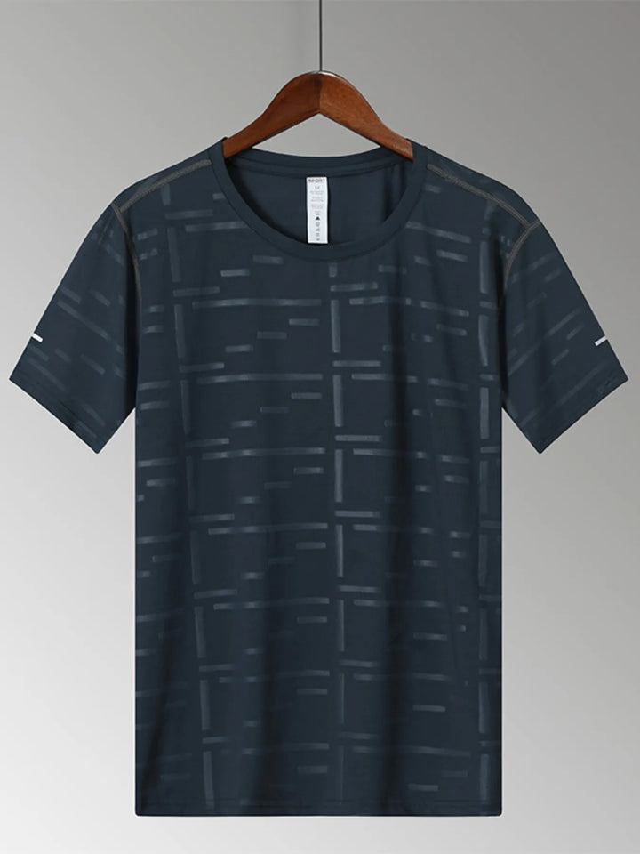 Men's Plus Size Round Neck Short Sleeve T-Shirt