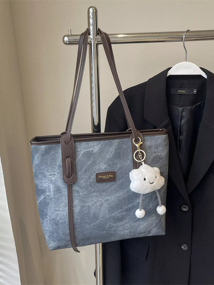 Vintage Style Cloud Charm Shoulder Bag