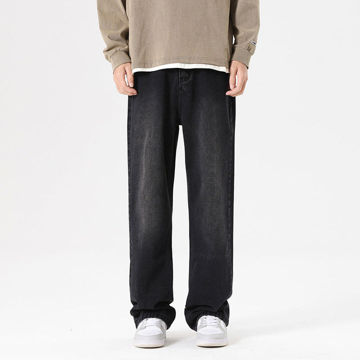 Mens Trendy Straight-leg Loose-fit Fashion Workwear