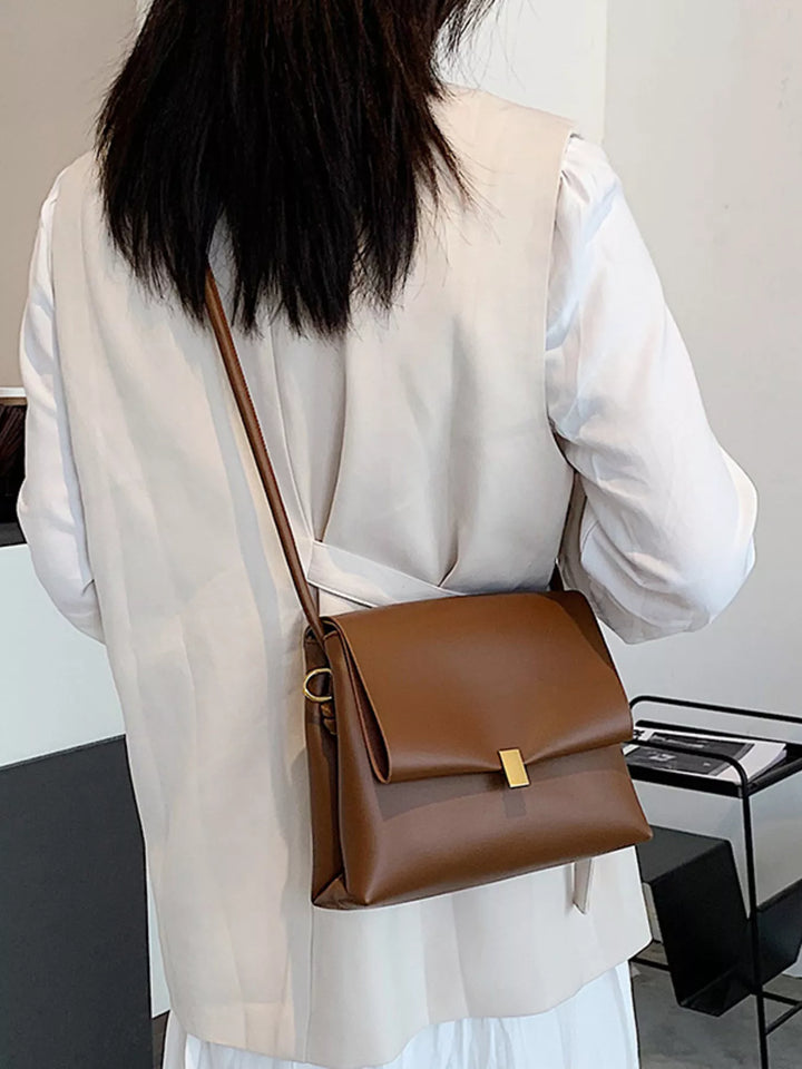 Flap Leather Crossbody Bag