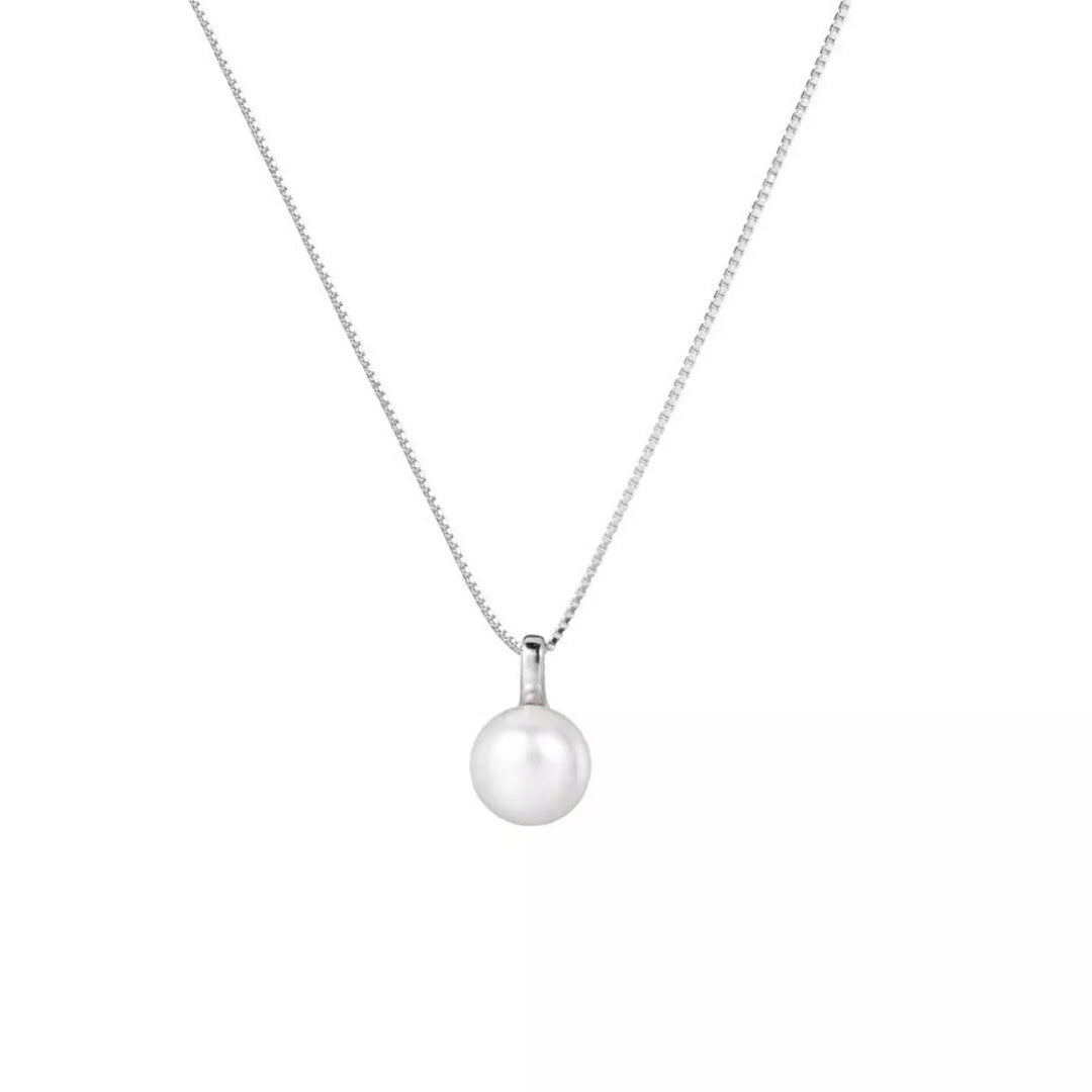 925 Sterling Silver Pearl Necklace