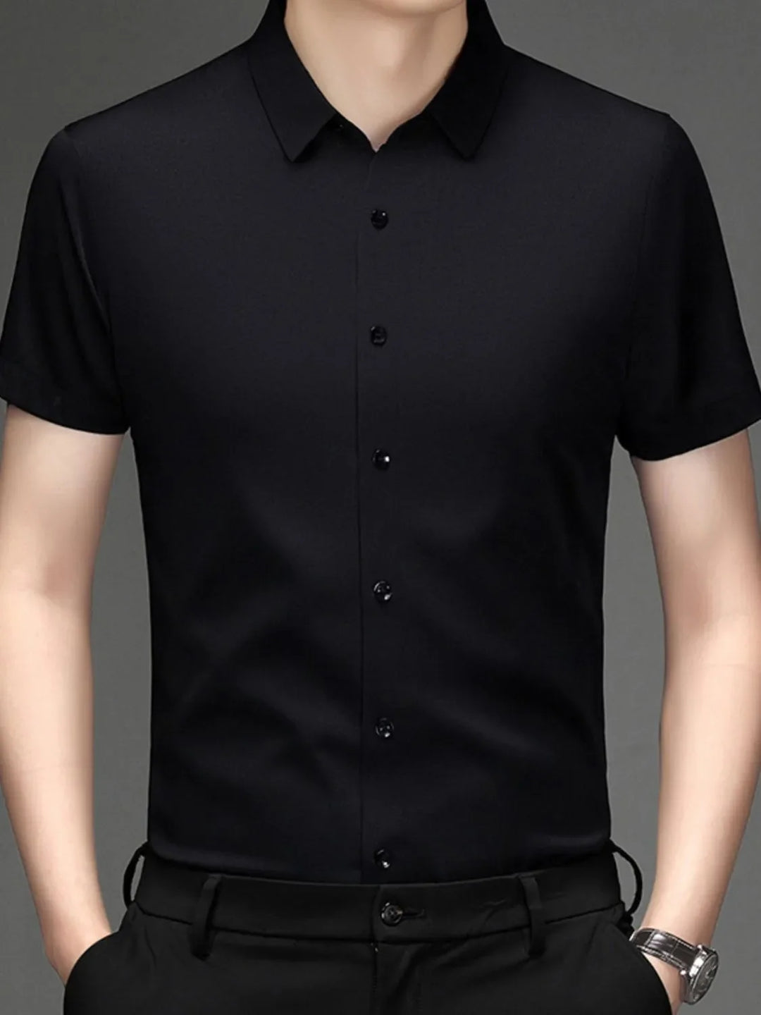 Men's Button Up Short Sleeve Shirt