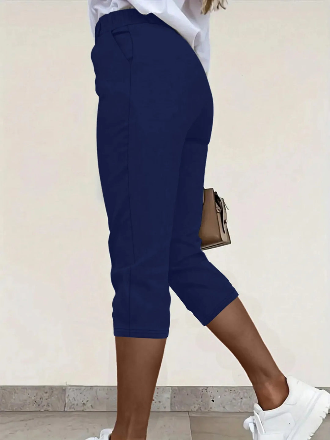 Pleated Detail Pants with Pockets