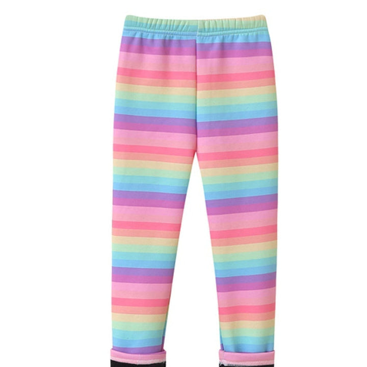 Girls Thin-Flannel SpringAutumn Outerwear Milk-Viscose Pants