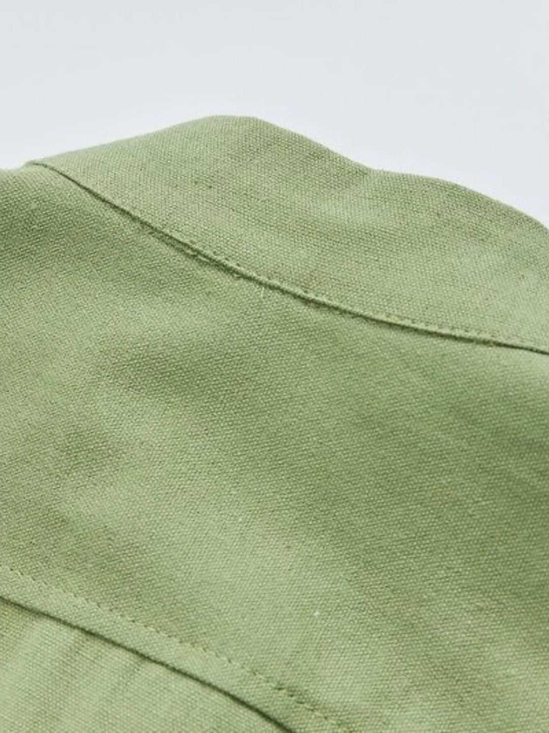Men's Plus Size Button Detail Long Sleeve Blouse