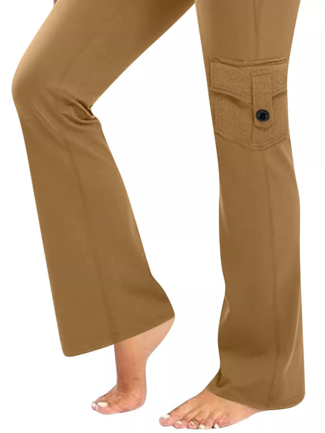 High-Waisted Yoga Pants with Pockets