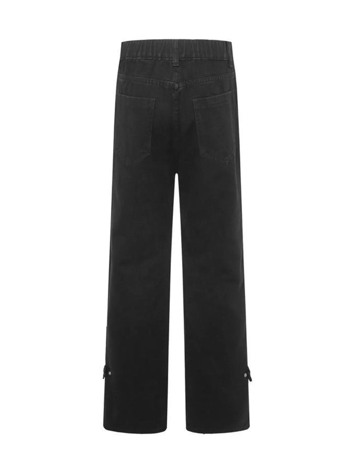 Men's High Waist Wide Leg Jeans