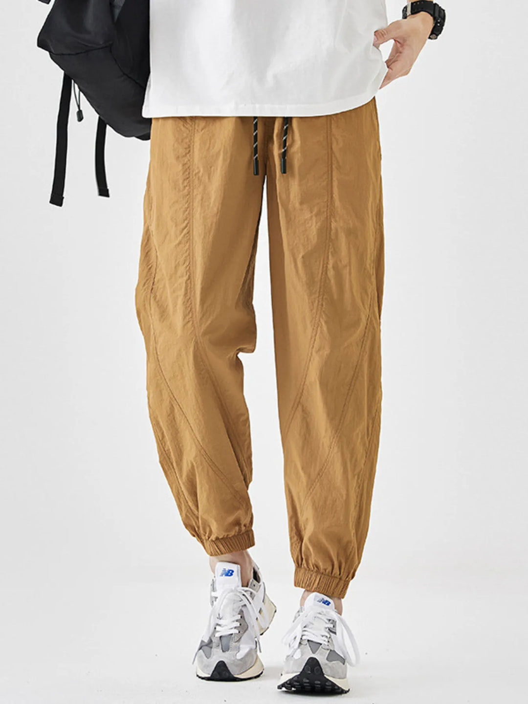 Men's Plus Size Drawstring Loose Fit Joggers
