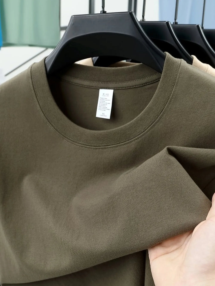 Men's Plus Size Round Neck Short Sleeve T-Shirt