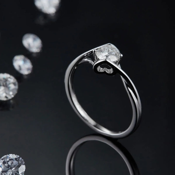Moissanite 925 Sterling Silver Ring