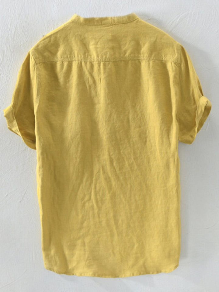 Men's Plus Size Casual Short Sleeve Shirt