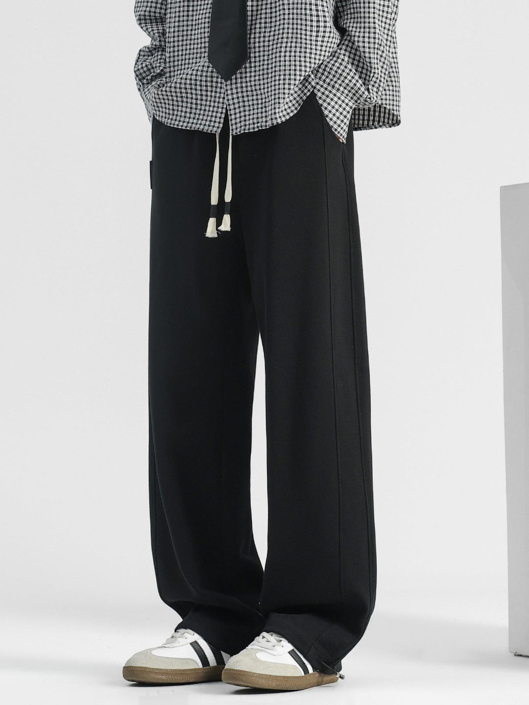 Men's Plus Size Casual Loose-Fit Drawstring Pants