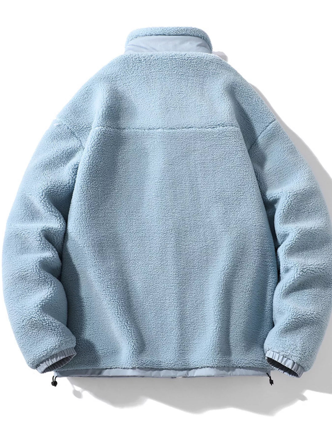 Men's Plus Size Cozy Fleece Full-Zip Jacket