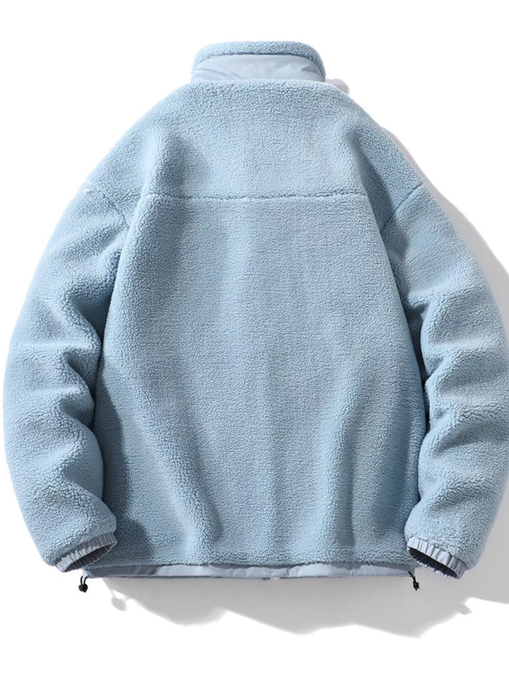 Men's Plus Size Cozy Fleece Full-Zip Jacket