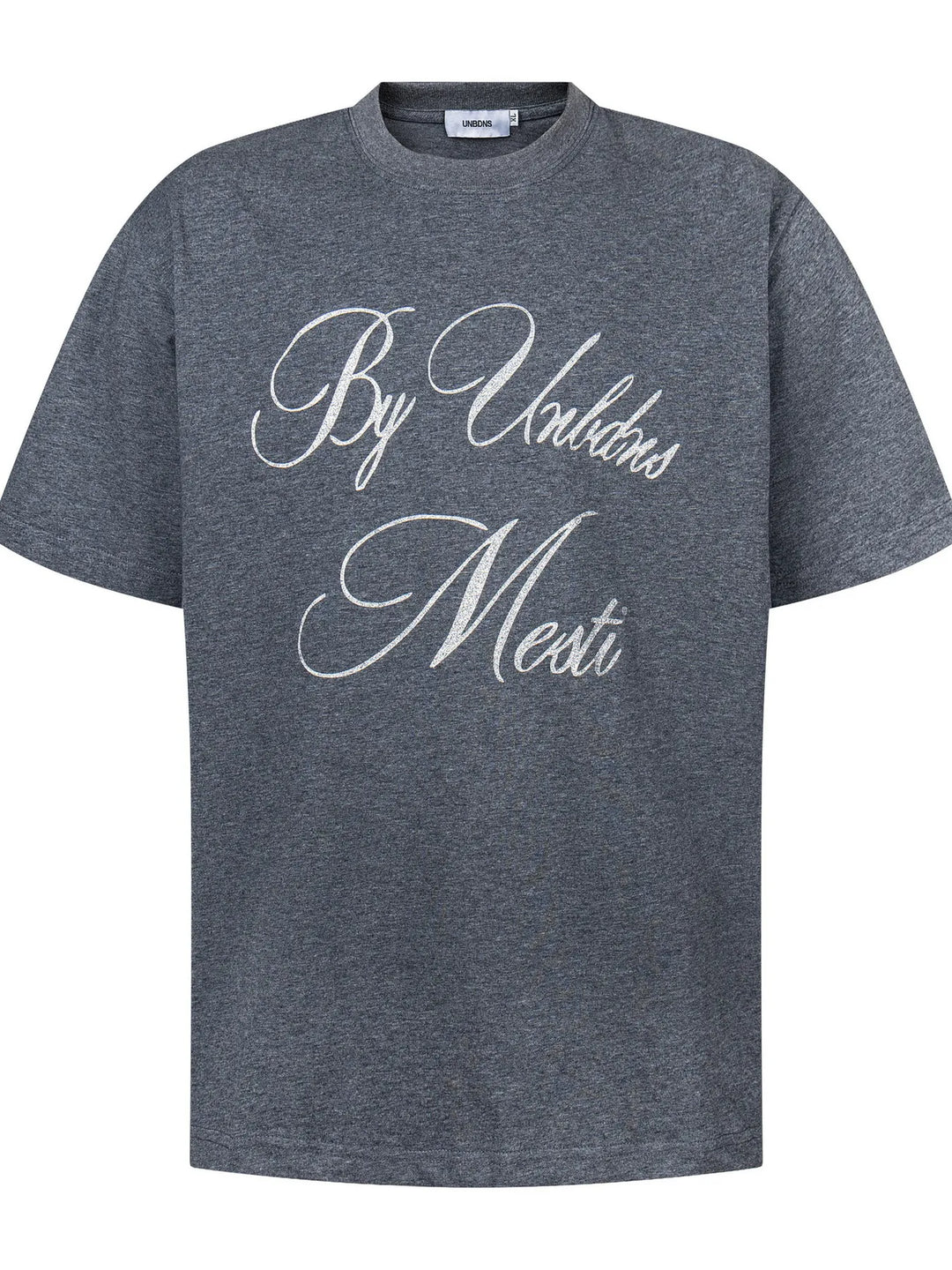 Men's Letter Round Neck Short Sleeve T-Shirt