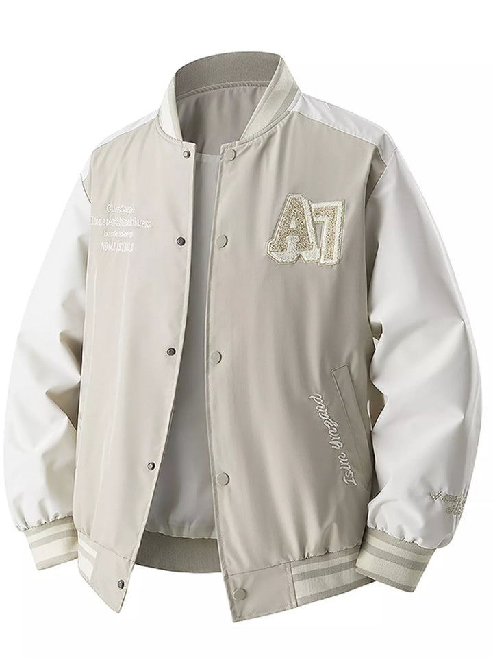Men's Plus Size Snap Down Long Sleeve Jacket