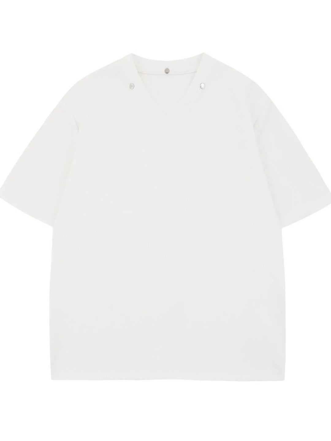 Men's Detachable Collar Short Sleeve Top