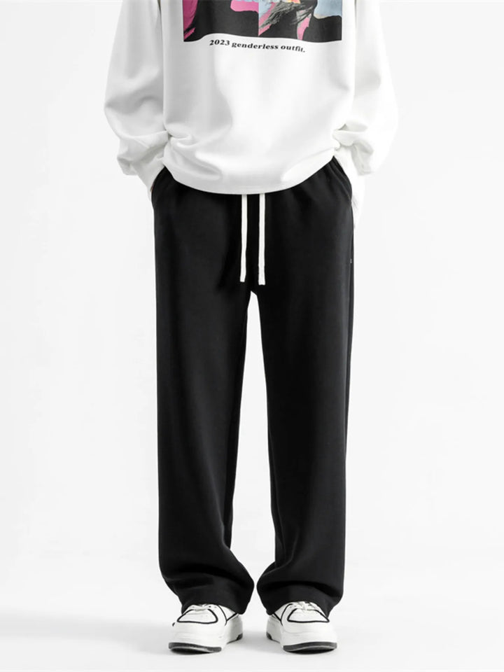 Men's Full Size Drawstring Wide Leg Pants Plus Size